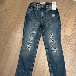 Girls Abercrombie kids size 11-12 slim jeans